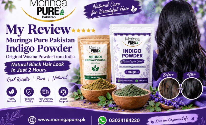 Expert Review Indigo Powder (Wasma Neel) Moringa Pure Pakistan